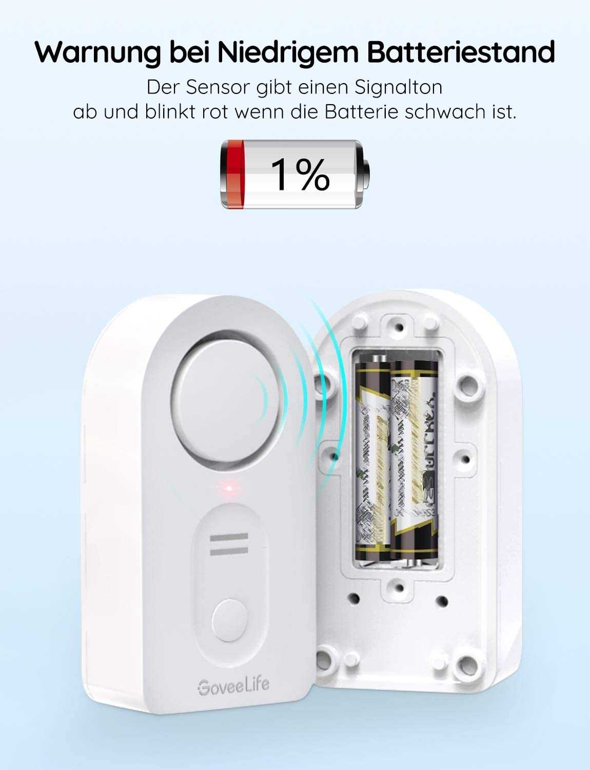 Govee Life Wassermelder Detektoren - 5er-Pack für zuverlässige Wassererkennung Mesch Shop Govee Life Wassermelder Detektoren - 5er-Pack für zuverlässige Wassererkennung Mesch Shop